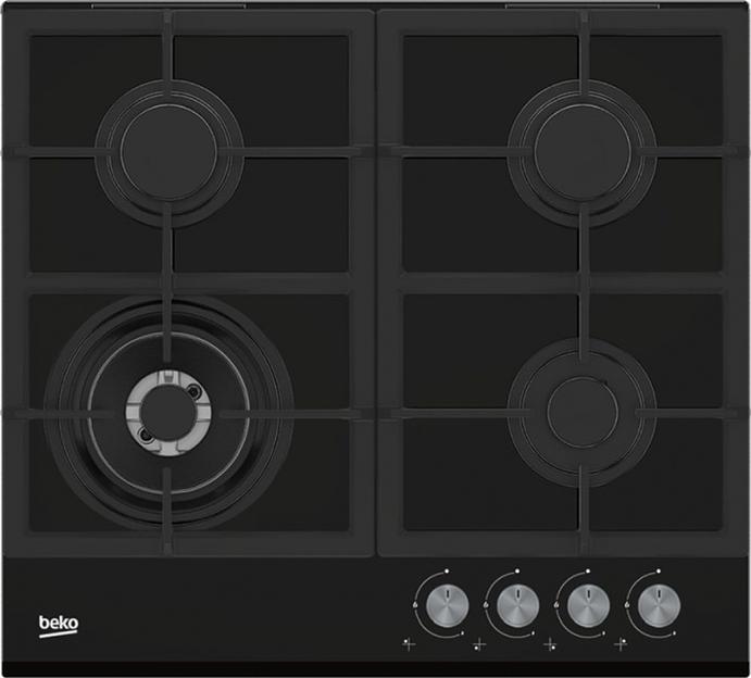Газовая варочная поверхность Beko HILW64235S черный фото 1