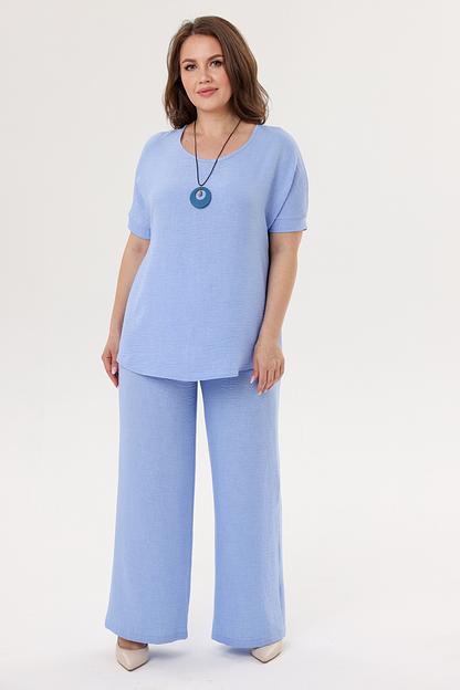 Брюки женские  121/17/Голубой  фото 3