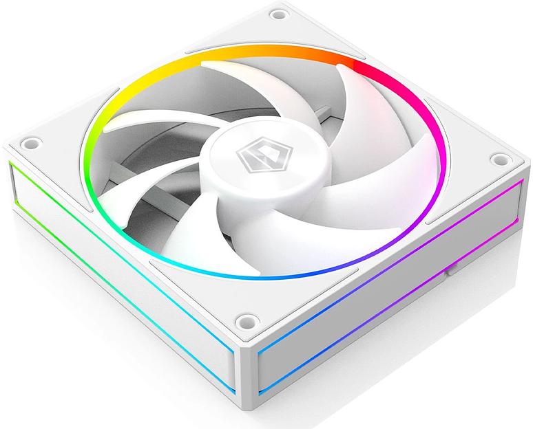 Вентилятор ID-Cooling AF-127-ARGB-W TRIO 4-pin 14-30dB 180gr LED Ret фото 4