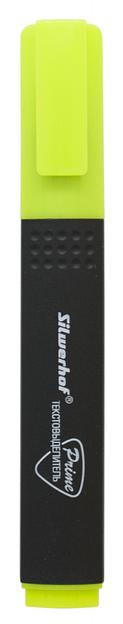 Текстовыделитель Silwerhof Prime 108035-05 скошенный пиш. наконечник 1-4мм желтый коробка фото 1