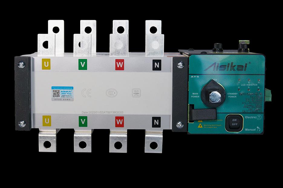 Рубильник реверсивный SKT1-250A/4P/M1 Aisikai фото 1