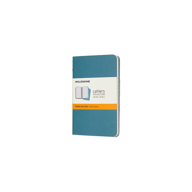 Блокнот Moleskine Cahier Journal, 64стр, в линейку, голубой [ch011b44] фото 1