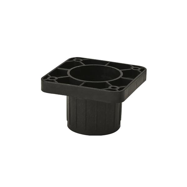 Фланец под трубу D50мм пластик. черный фото 1