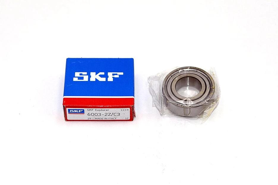 Подшипник SKF 6003 ZZ C3 (80103 (76)) 17*35*10мм фото 1