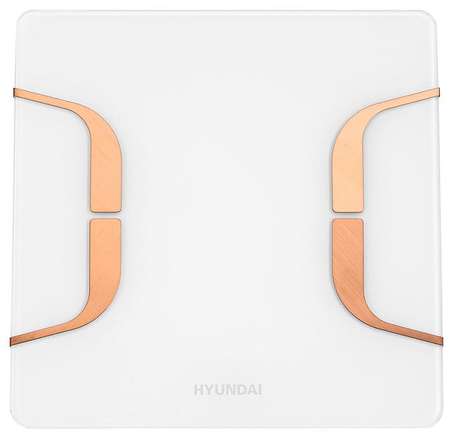 Весы напольные электронные Hyundai H-BS03871 макс.180кг белый фото 1