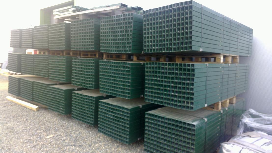 Столб 3D забора 60×60×6000×2 мм фото 1