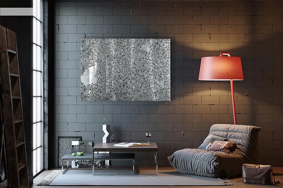 Панель настенная декоративная из пористого алюминия ALUPOR фото 1