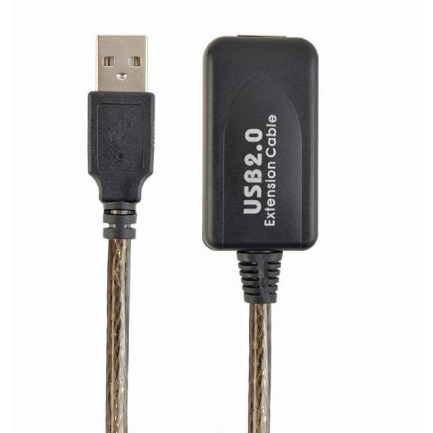 Gembird/Cablexpert Кабель удлинитель USB 2.0 активный AM/AF, 10м (UAE-01-10M) фото 1
