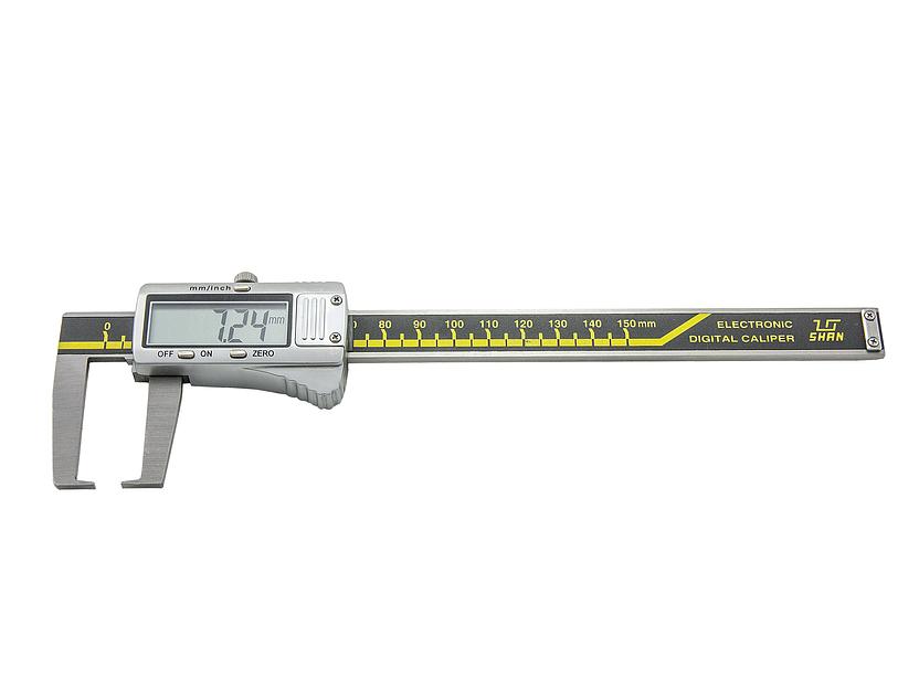 Штангенциркуль д/нар.канавок ШЦЦСК-5-200 0,01 электр. губ.80мм SHAN с поверкой фото 4