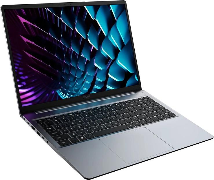 Ноутбук Tecno MegaBook K16SDA Ryzen 5 7430U 8Gb SSD512Gb AMD Radeon Graphics 16" IPS WUXGA (1920x1200) Windows 11 Home grey WiFi BT Cam 6060mAh (71003300339) фото 2