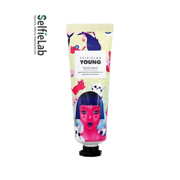 Selfielab крем для рук увлажняющий ароматный гранат с экстрактомактомакт лимона и мяты 30 мл фото 1
