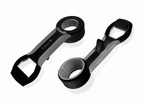 Открывалка для бутылок пивных и винных 13,5 см. пластик VB /1/12/ фото 1