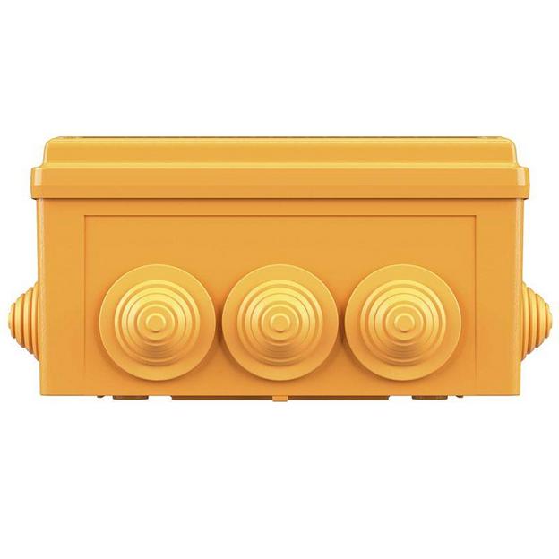 DKC FSK21410 Коробка пластиковая FS с кабельными вводами и клеммниками IP55,150х110х70мм,4р, 450V,32A,10мм.кв, нерж.контакт фото 2