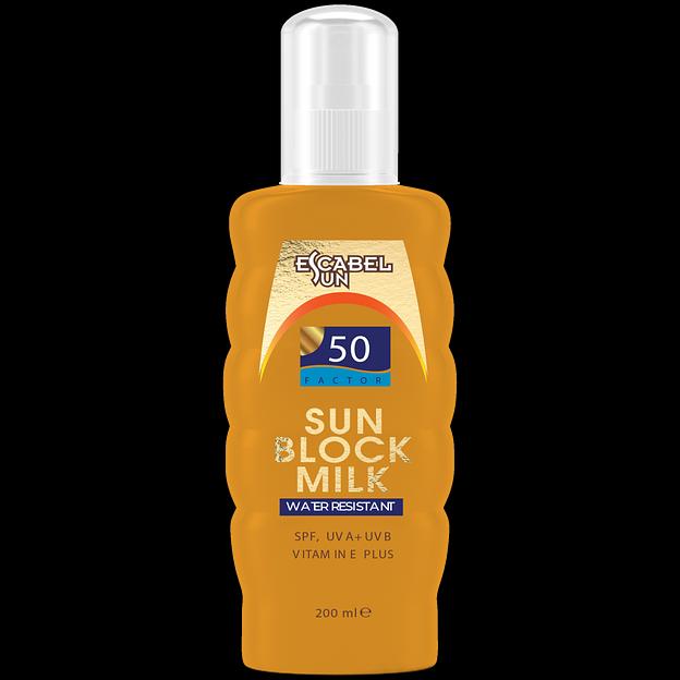 Escabel, солнцезащитное молочко block 50 +, 24 шт ОПТ фото 1