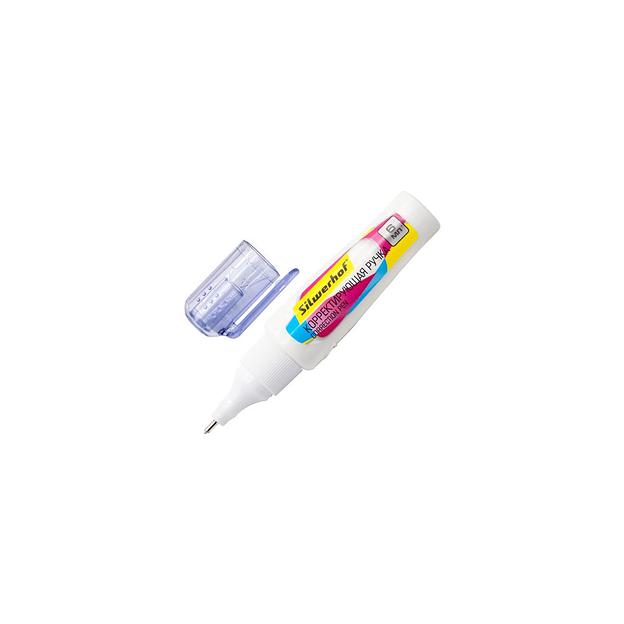 Ручка корректор Silwerhof 443008, 6мл фото 1