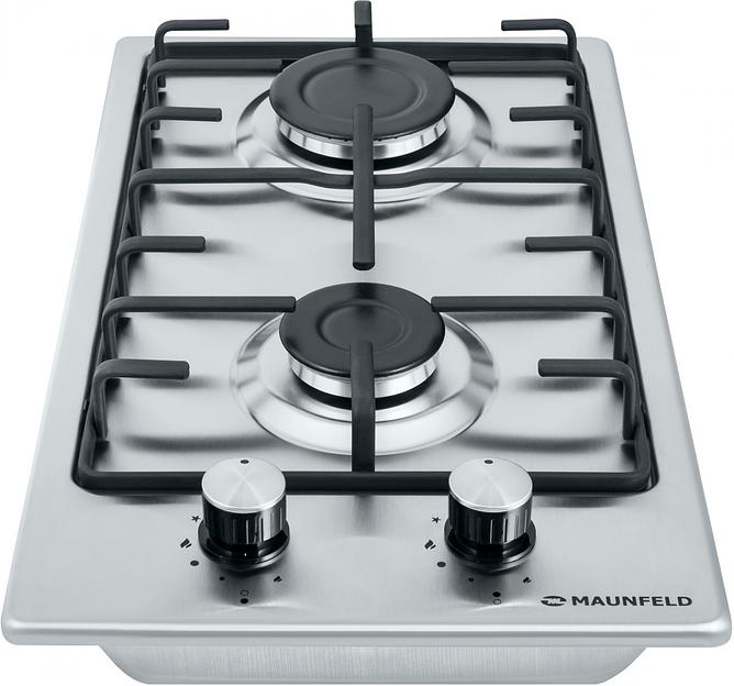 Газовая варочная поверхность Maunfeld EGHS.32.3ES/G нержавеющая сталь фото 2