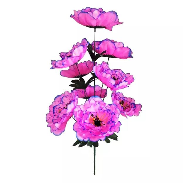 Букет пионов 9 голов 74см 345-508 фото 3