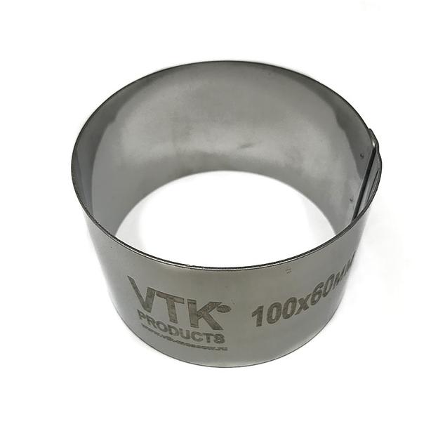 Форма для выпечки и заморозки Кольцо диаметр 100 мм высота 60 мм фото 1