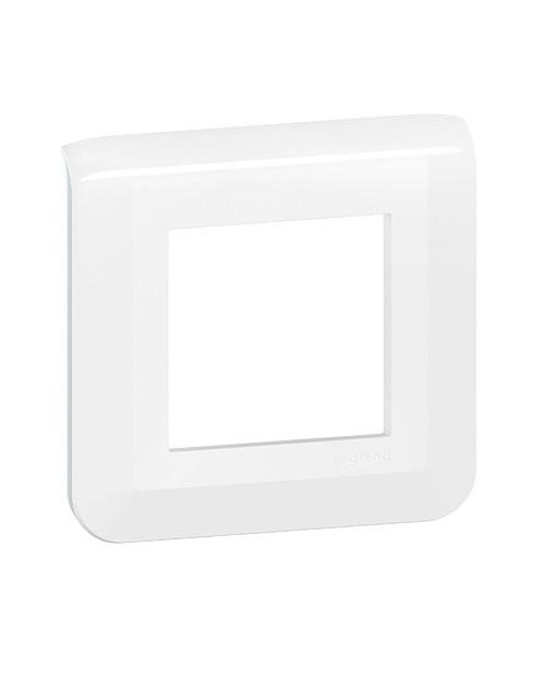 Рамка Legrand 277802L Mosaic 2М белая фото 1