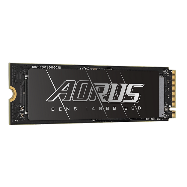 Твердотельный накопитель SSD Gigabyte AORUS Gen5 14000 AG514K1TB, 1Tb M.2 2280 PCI-Express 5.0x4, NVMe 2.0, 3D TLC NAND, Phison PS5026-E26, TBW 700 фото 2