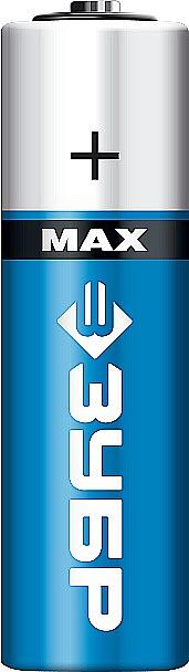 ЗУБР TURBO-MAX, АА х 4, 1.5 В, алкалиновая батарейка (59206-4C) фото 3