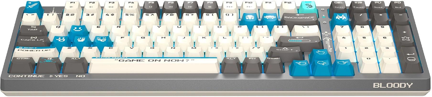 Клавиатура A4Tech Bloody S98 Pixels Blue механическая темно-серый/бежевый USB for gamer LED (S98) фото 8