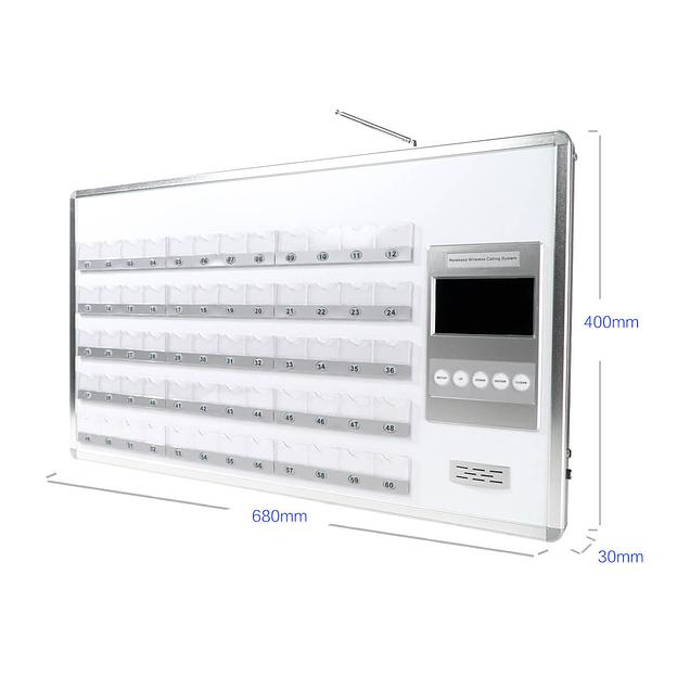 Беспроводной пульт медсестры на 60 палат R22122, белый фото 9