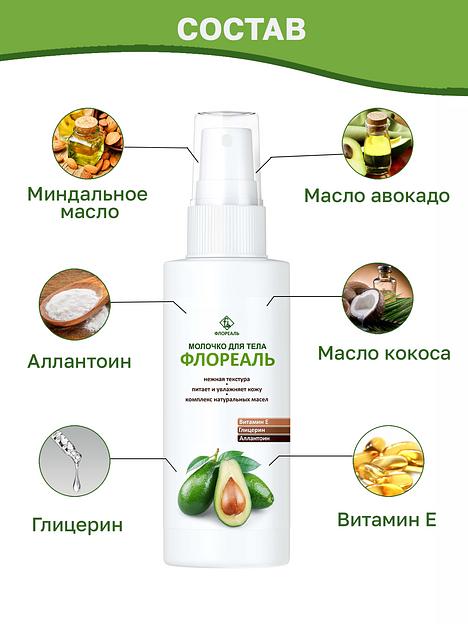 Молочко для тела с комплексом натуральных масел 250 мл ОПТ фото 2