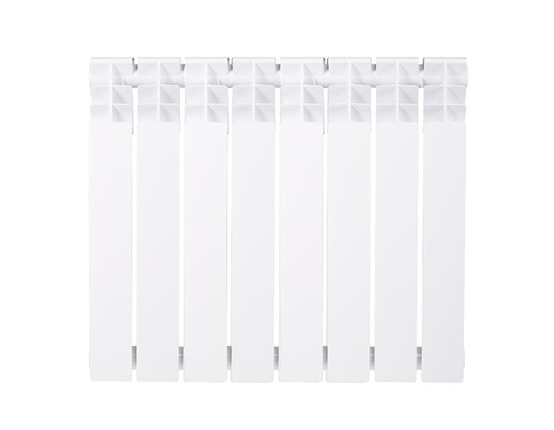 Радиатор биметаллический секционный 350/80/8 боковое подключение фото 1