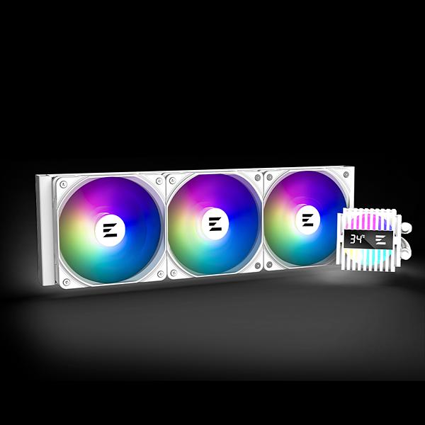 Система водяного охлаждения Zalman CPU Liquid Cooler 360mm, ARGB, white (ALPHA2 A36 White) фото 1
