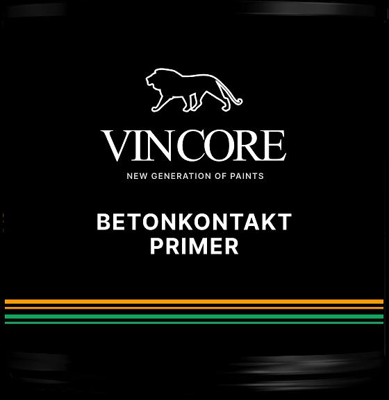 Интерьерная влагостойкая краска на акриловой основе «Vincore Betonokontakt Primer» фото 1