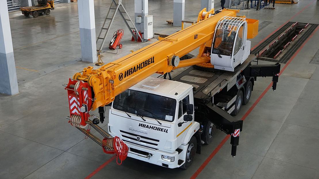 Автомобильный кран Ивановец КС-65740-6 г/п 40 т фото 2