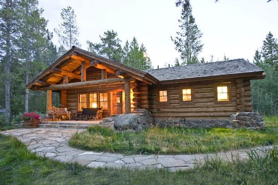 Рубленные дома из круглого бревна/лафета «Классика» d 26-30 фото 1