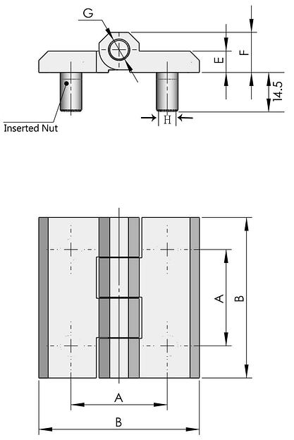 Петля-бабочка CL226-1A фото 2