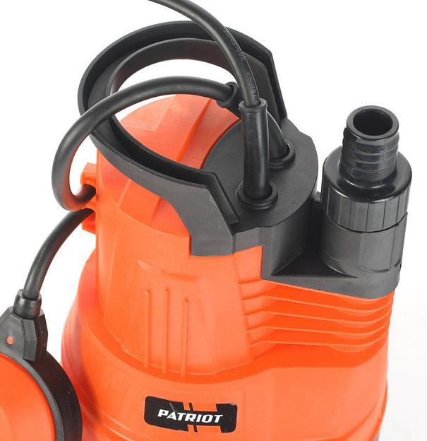 Садовый насос дренажный Patriot F 350 300Вт 5000л/час фото 3