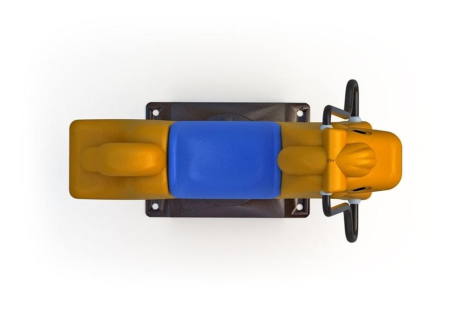 Качалка на пружине «Конь» КД-005, 600х800х1050 мм, под заказ ОПТ фото 4