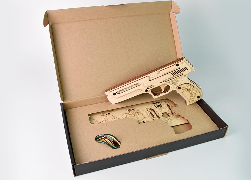 Игрушка из дерева Резинкострел Arbor M-500 Cobra, опт фото 5