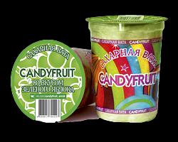 Сахарная вата «CANDYFRUIT» со вкусом зеленого яблока, 20 гр/12 шт ОПТ фото 1