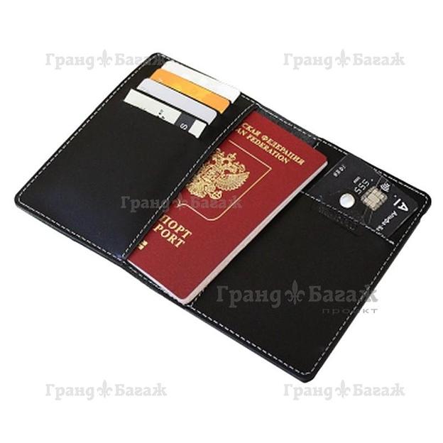 Обложка для паспорта STOP RFID ОП-S/черн фото 6