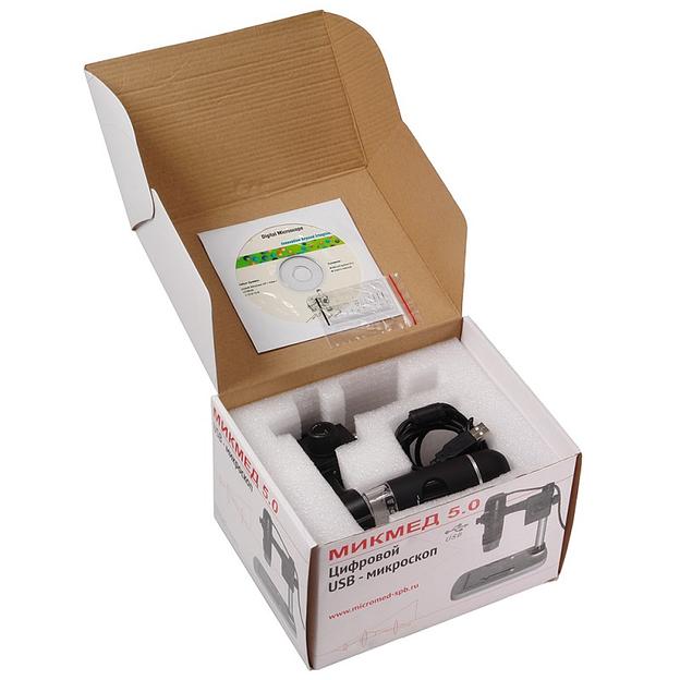 Цифровой USB-микроскоп со штативом МИКМЕД 5.0 > фото 3