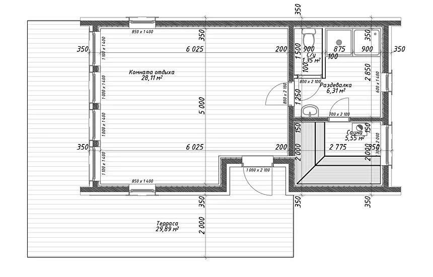 Строительство каркасного дома по проекту «Света» фото 7