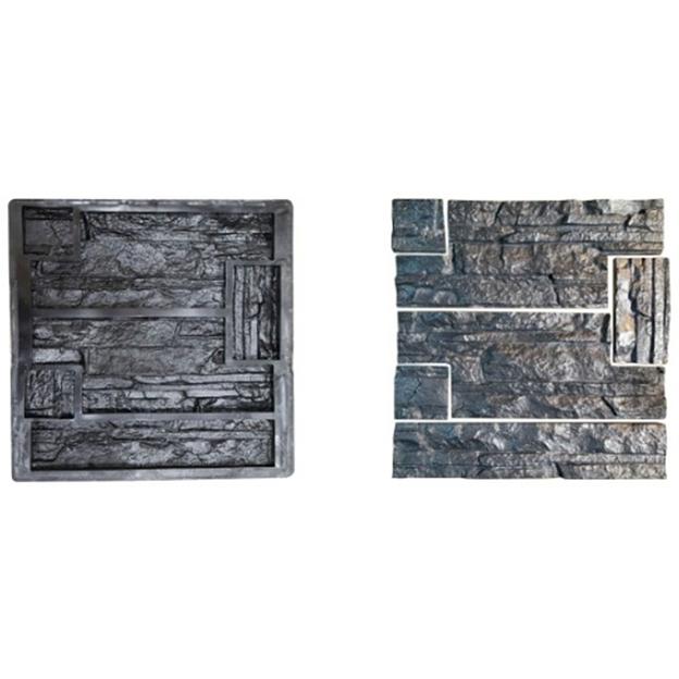 Формы для декоративного и облицовочного камня «Везувиан» 460x460x25 (6 элементов) фото 1