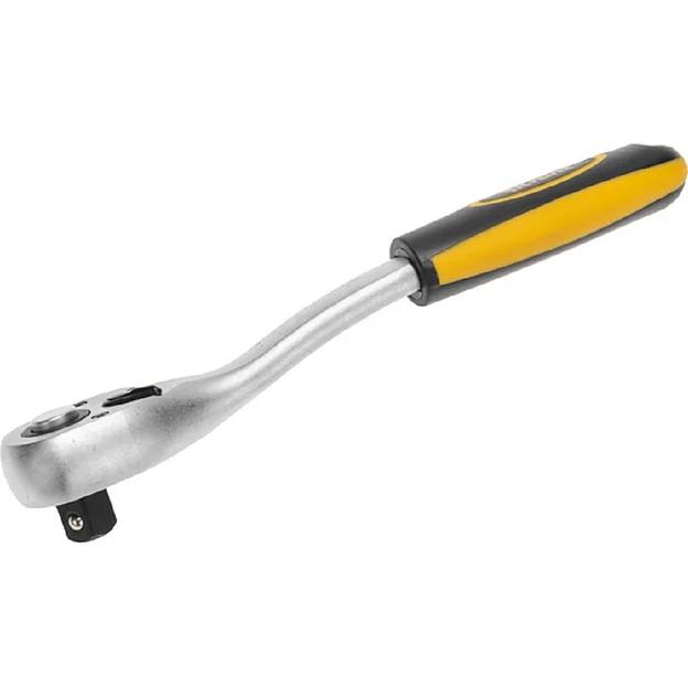 Kranz (KR-12-8401) Ключ-трещотка для торцовых головок 1/2, CrV, 72 зубца фото 1