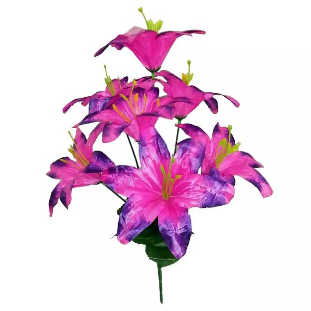 Букет лилий на 7 голов 37см 002-511 фото 2