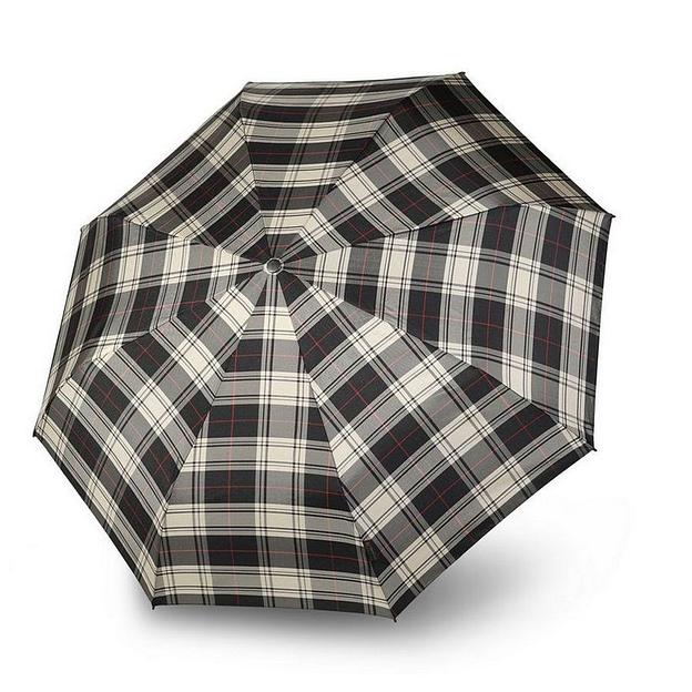 Зонт Knirps автомат T.201 Medium Duomatic CHECK BLACK AND WHITE 95 3201 5280 фото 1