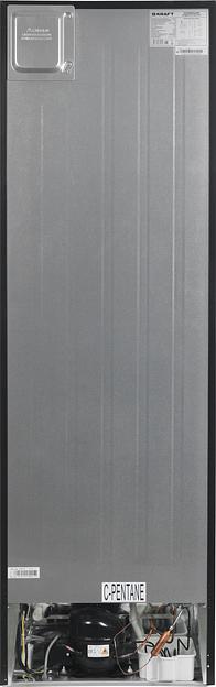 Холодильник Kraft KF-NF293D графит двухкамерный 201/61л морозилка снизу фото 6