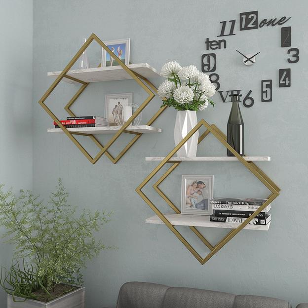 Настенная полка «Ромб» опт фото 3