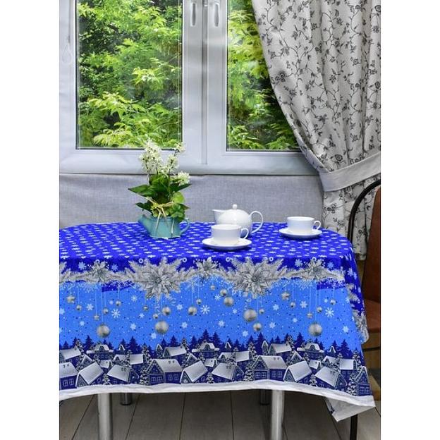 Скатерть «Полночь» 145х200 см ОПТ фото 1