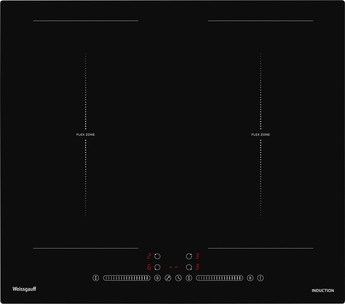 Индукционная варочная поверхность Weissgauff HI 642 BSCM черный фото 1