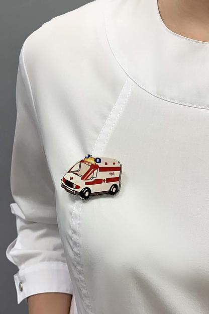 Брошь медицинская "Скорая помощь" фото 1